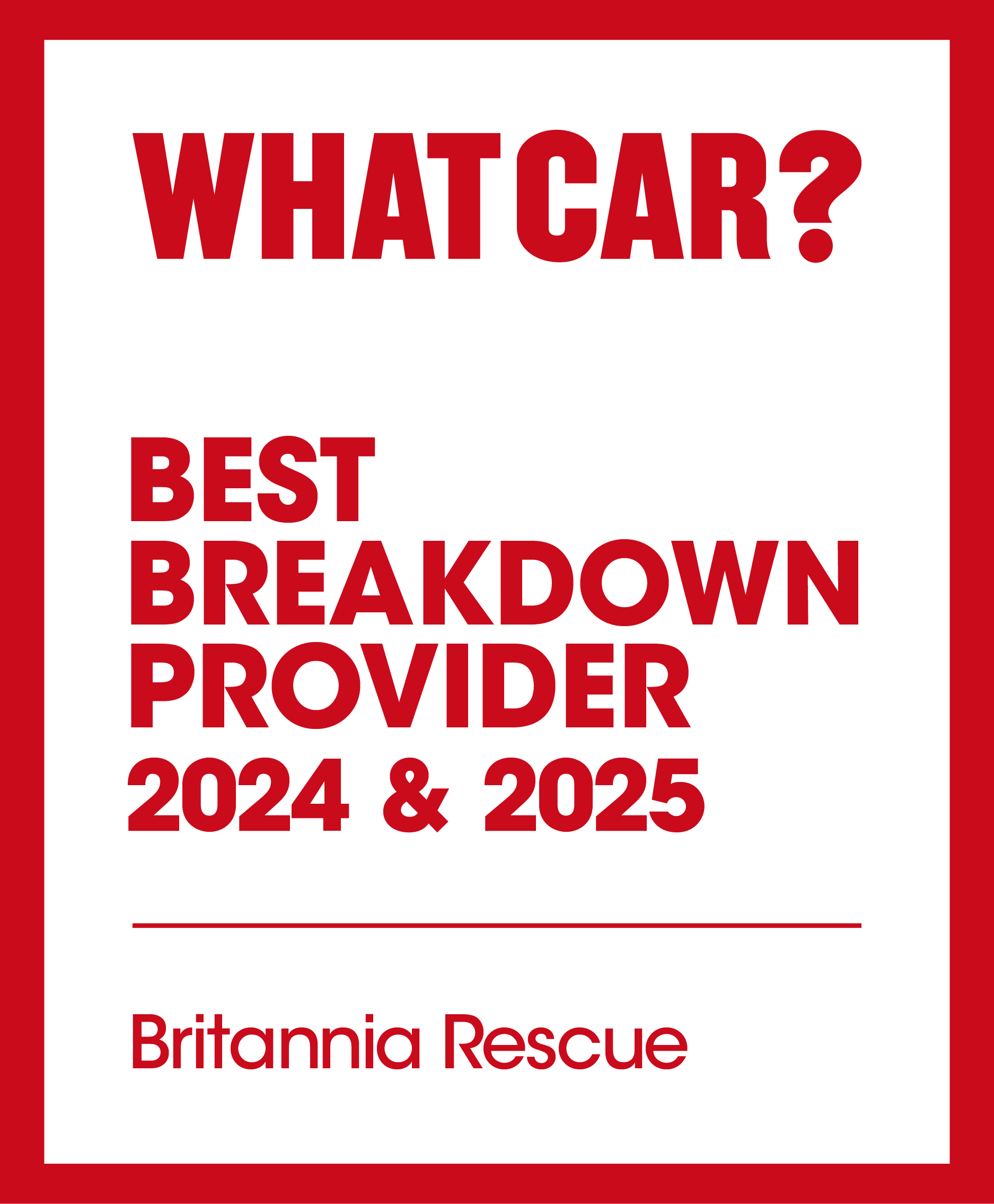 What Car? Best Breakdown Provider 2024 & 2025 logo